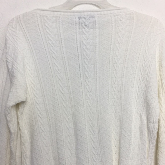 NWT Women Polo Ralph Lauren Jeans Co White Sweater - Picture 7 of 7